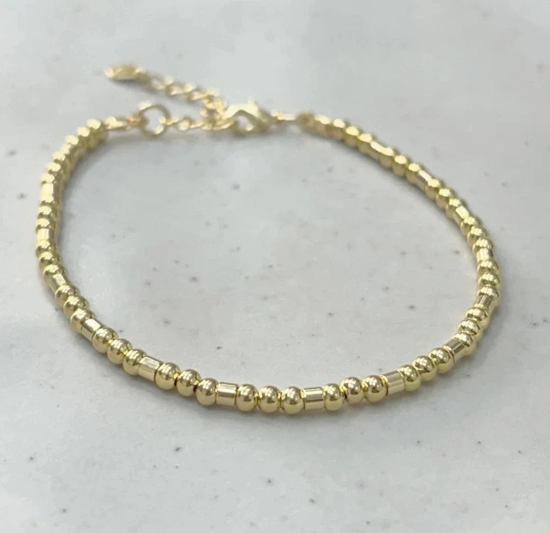 Pulseira Mini Esferas Canutilhos