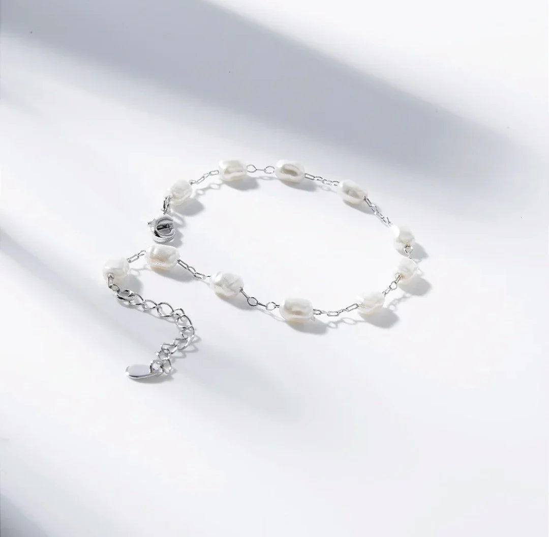 Pulseira Pérolas Orgânicas