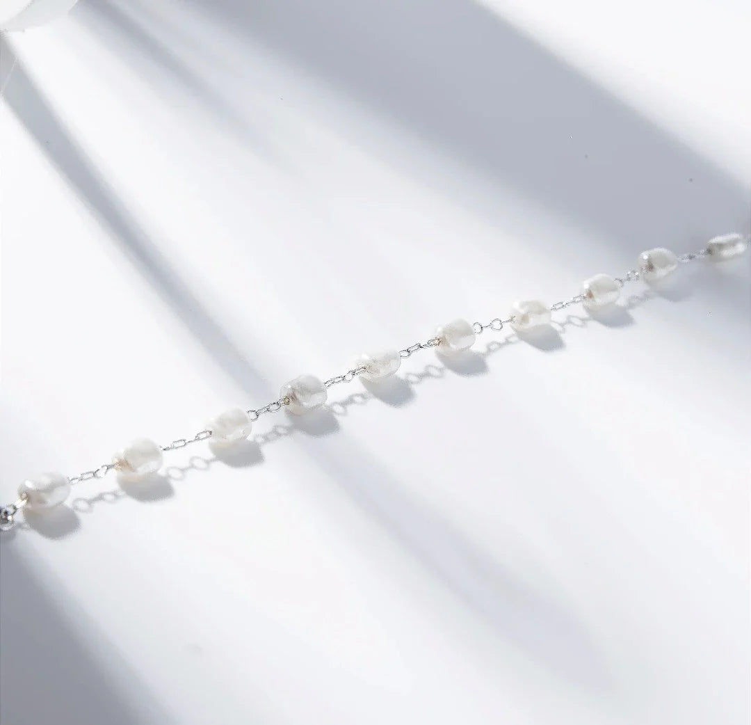 Pulseira Pérolas Orgânicas
